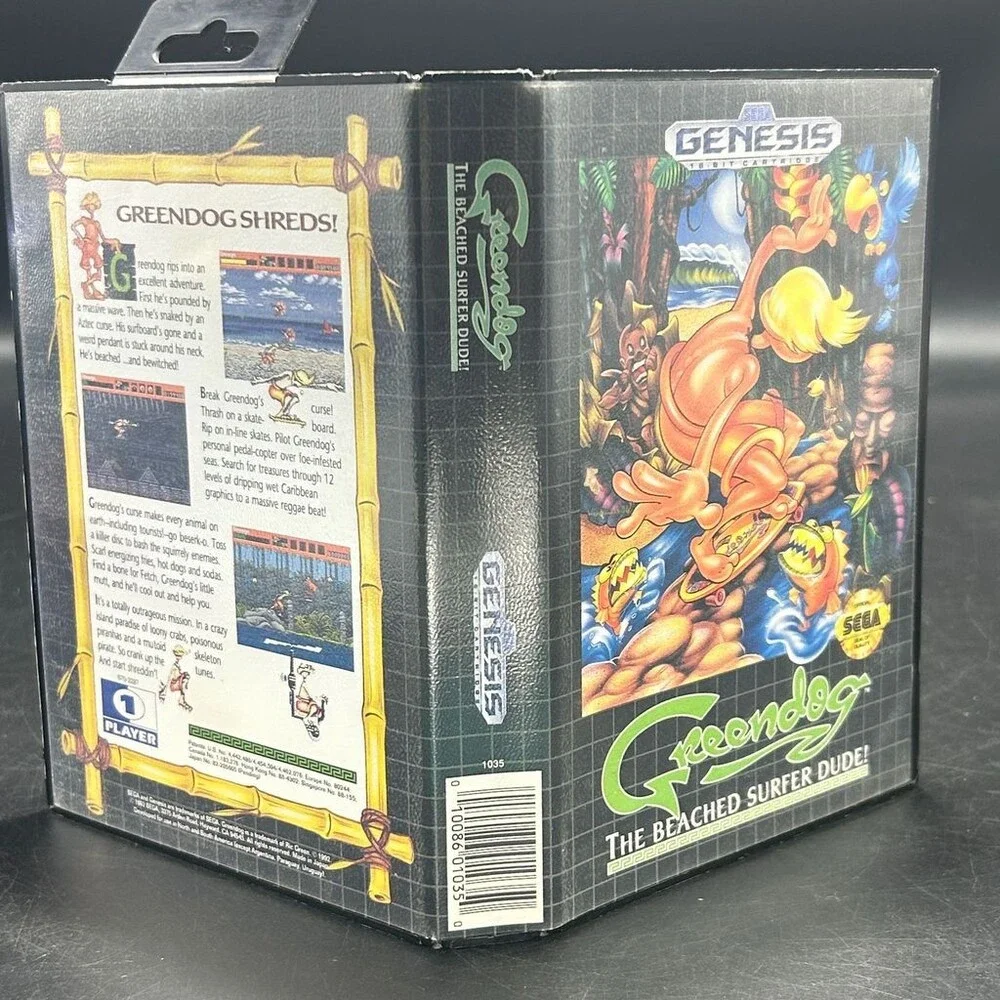 Greendog: The Beached Surfer Dude! GEN (Sega Genesis, 1992) No Manual